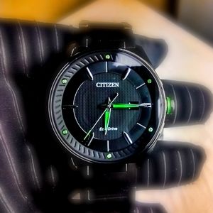 Citizen CTO Drive Black On Black Stainless Watch!